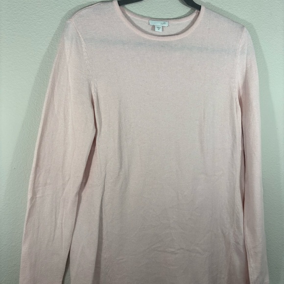 J. Jill Soft Pink Cotton Knit Sweater XS Feminine Top Coastal Grandma Balletcore - Picture 9 of 12